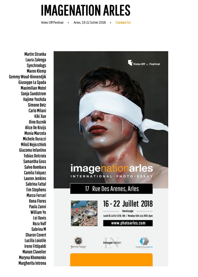 IMAGENATION Exhibition in Arles, July 2018