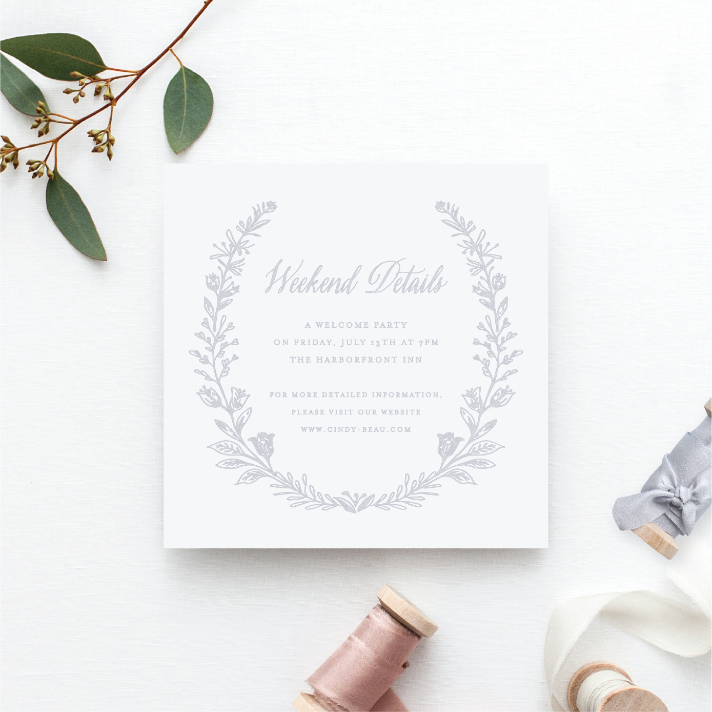 Cynthia Reception Card