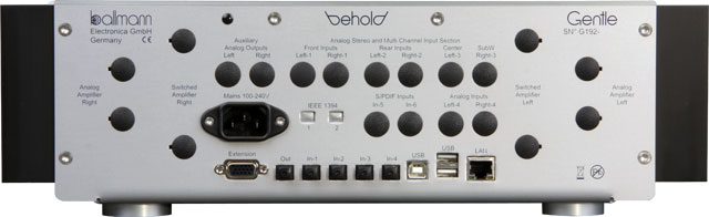 Behold Gentle Media Player - Rear View