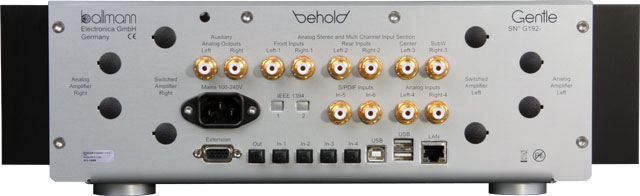 Behold Gentle Pre-Amplifier - Rear View