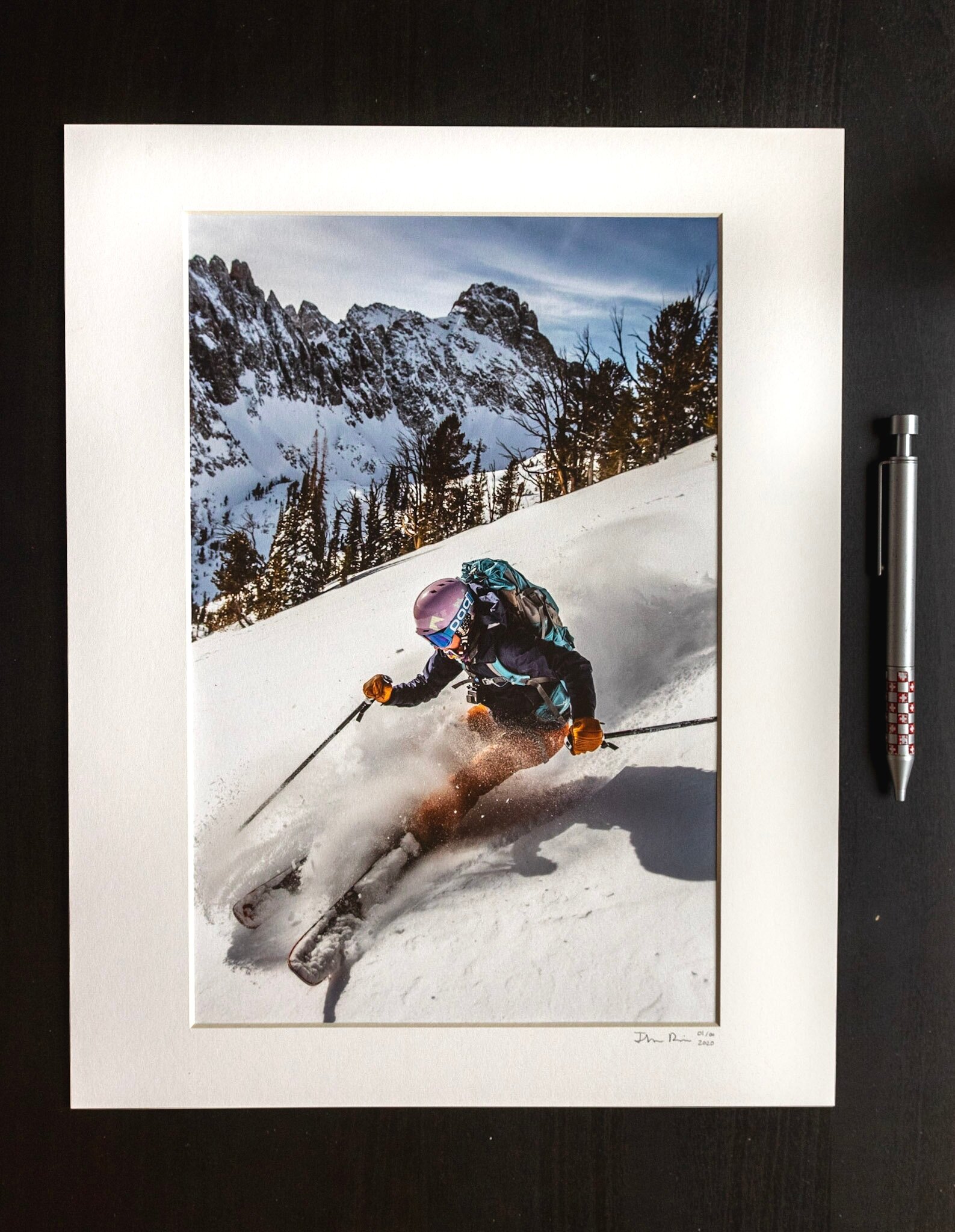 8" x 12" Hahnemühle Baryta Gloss Print with Arctic White MatThis was one of a set of 6 images mounted in a white mat. This is probably my favorite way to finish an image as it doesn’t break the bank, protects the print, and looks amazing.