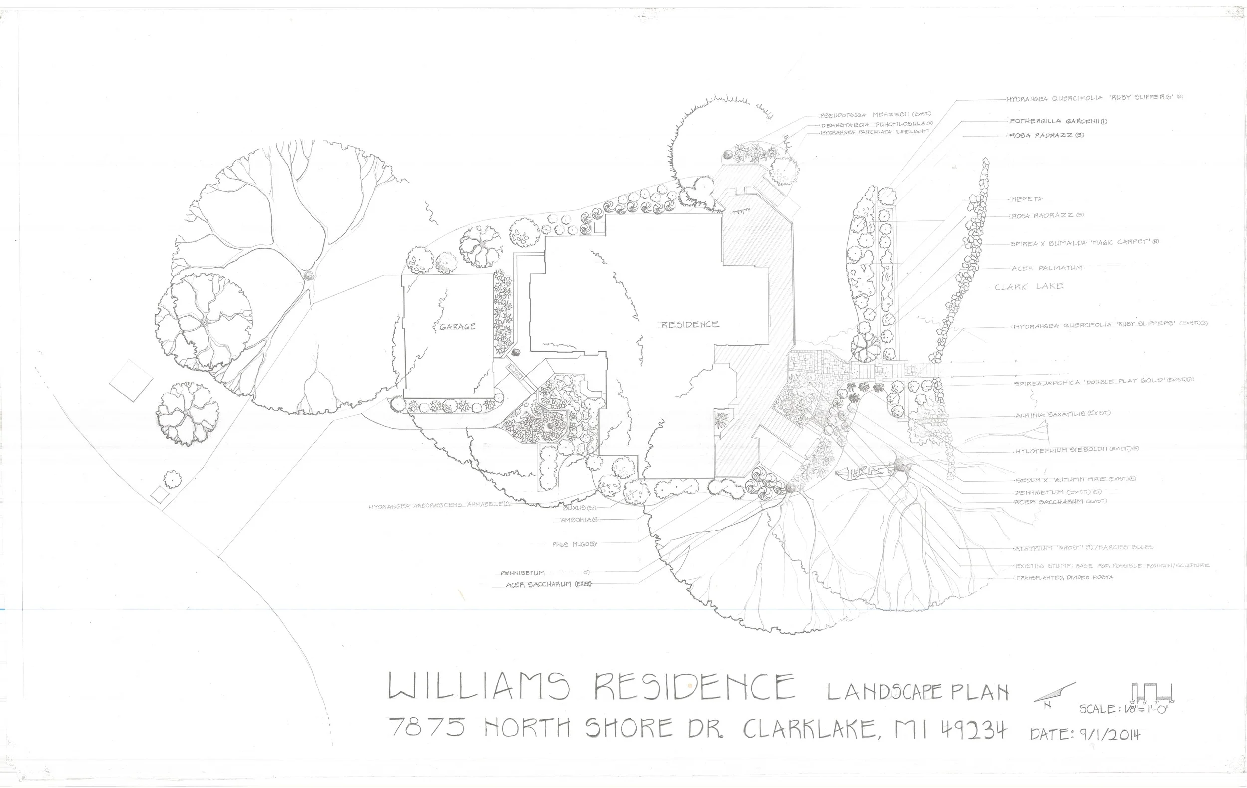 Williams Residence Landscape Plan