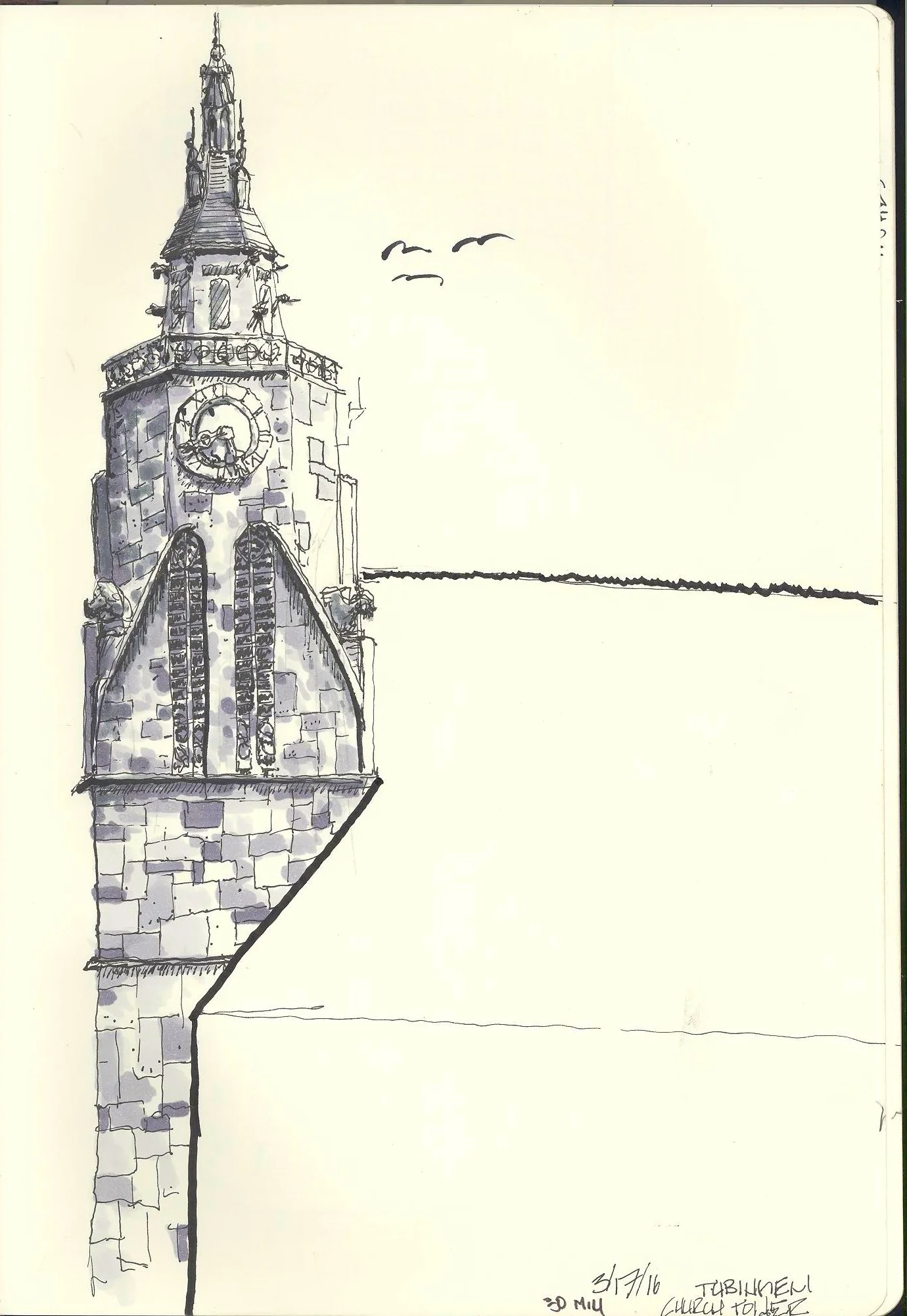 St. George's Collegiate Church. Tübingen, Germany