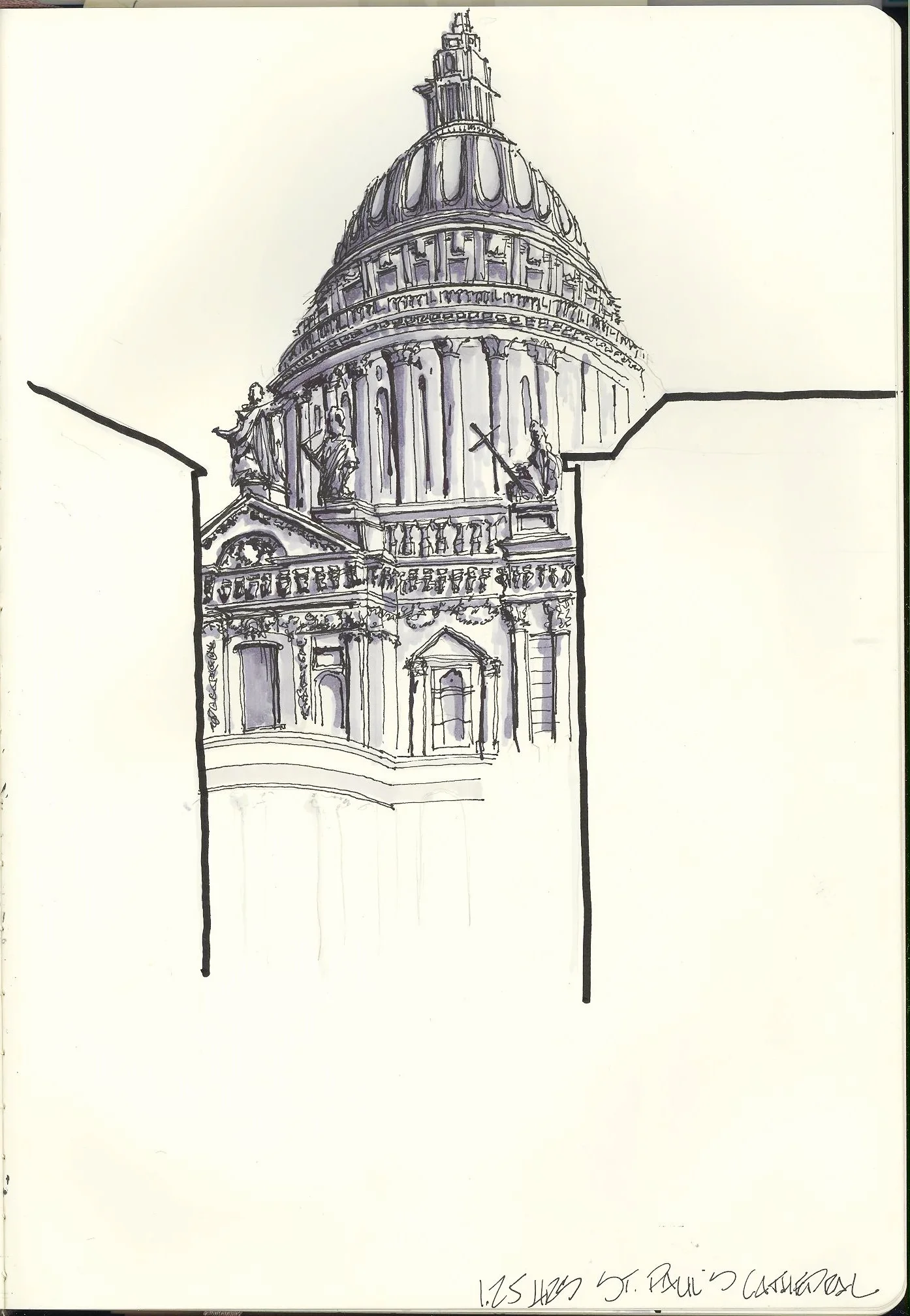 St Paul's Cathedral. London, England