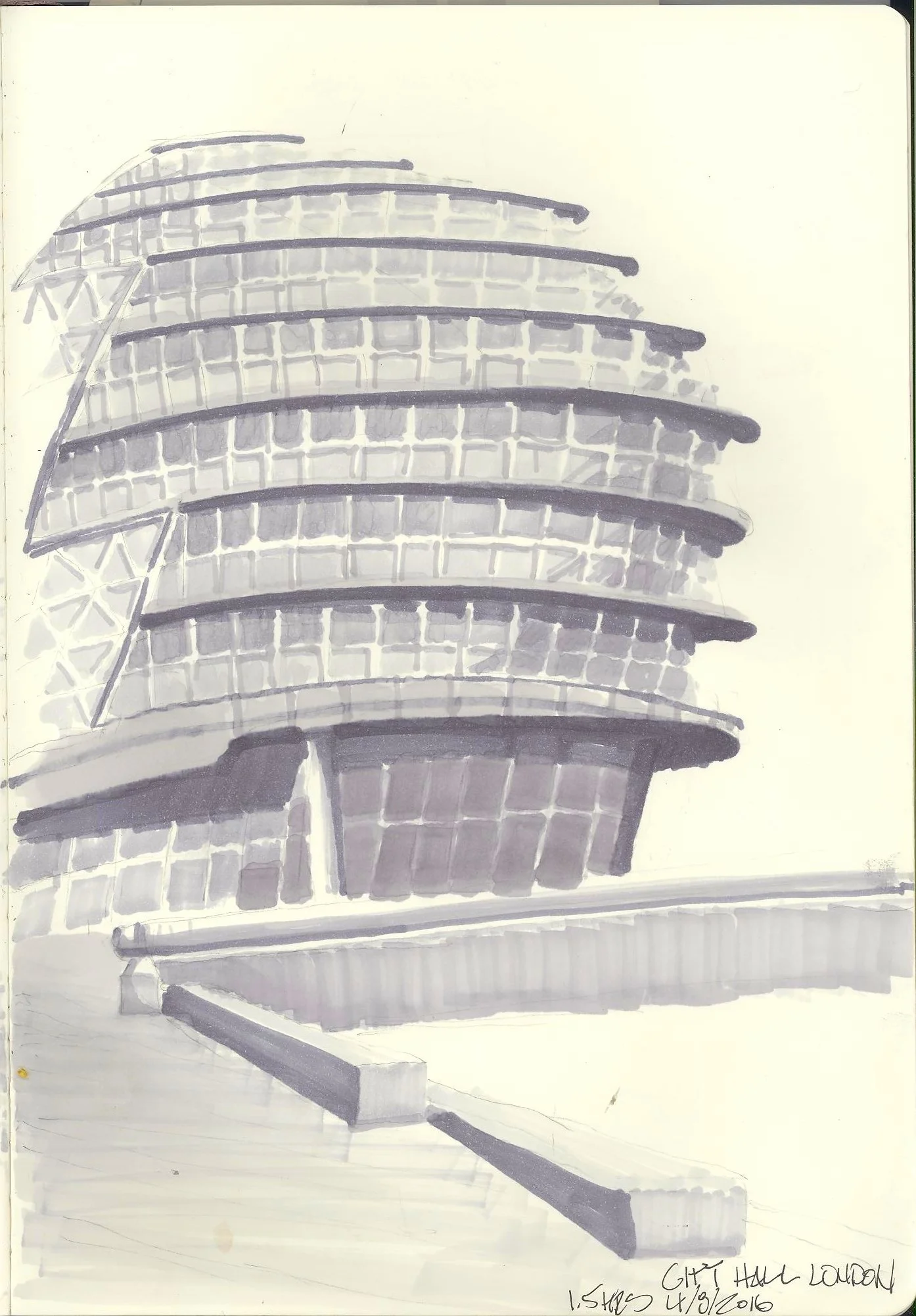 City Hall London. London, England