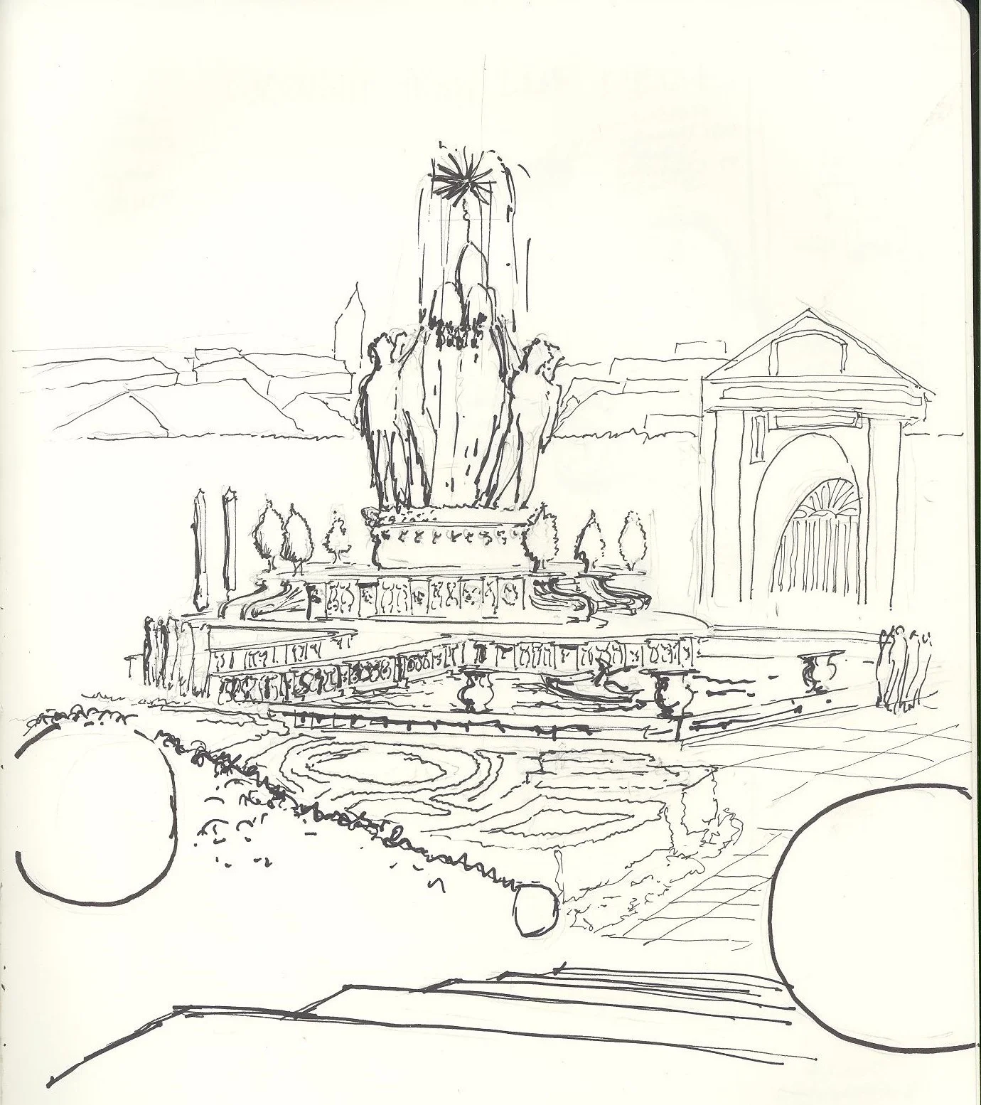 Villa Lante. Viterbo, Italy