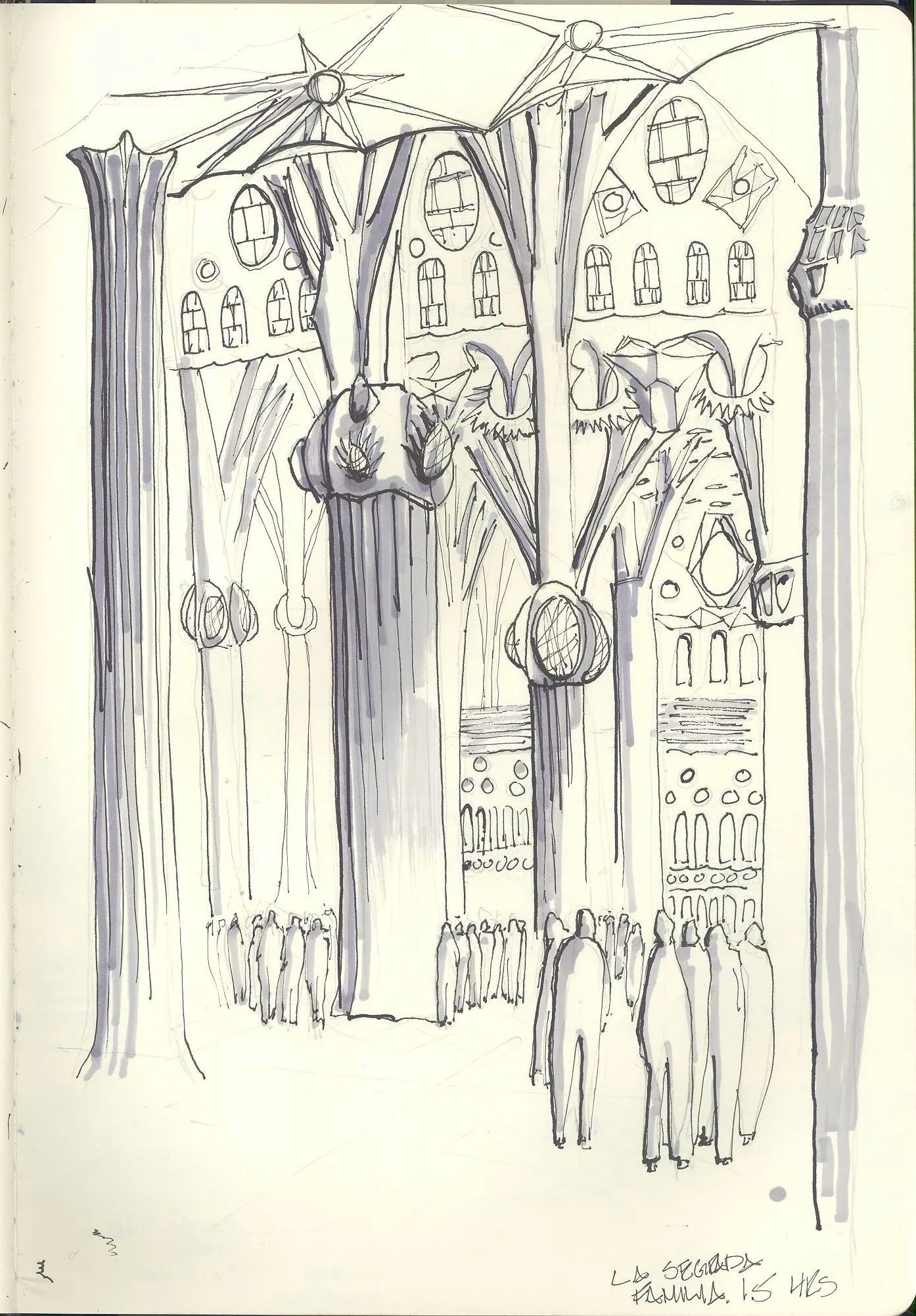 La Sagrada Familia. Barcelona, Spain