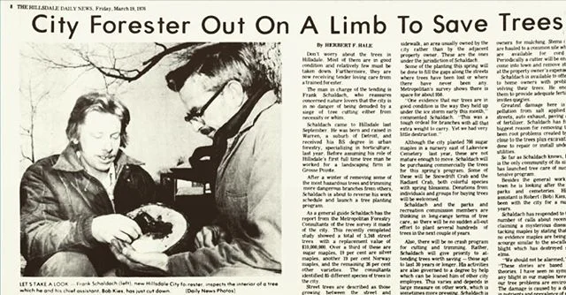 The serious cambium analysis and dirty 70s stash makes up for the corny headline. Happy birthday, dad!
