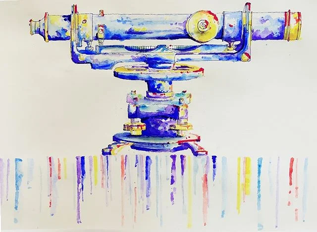 the&middot;od&middot;o&middot;lite
/THēˈ&auml;dəˌlīt/
noun.
A precision instrument used for measuring angles both horizontally and vertically. [This one's a bit dated and needed some color].