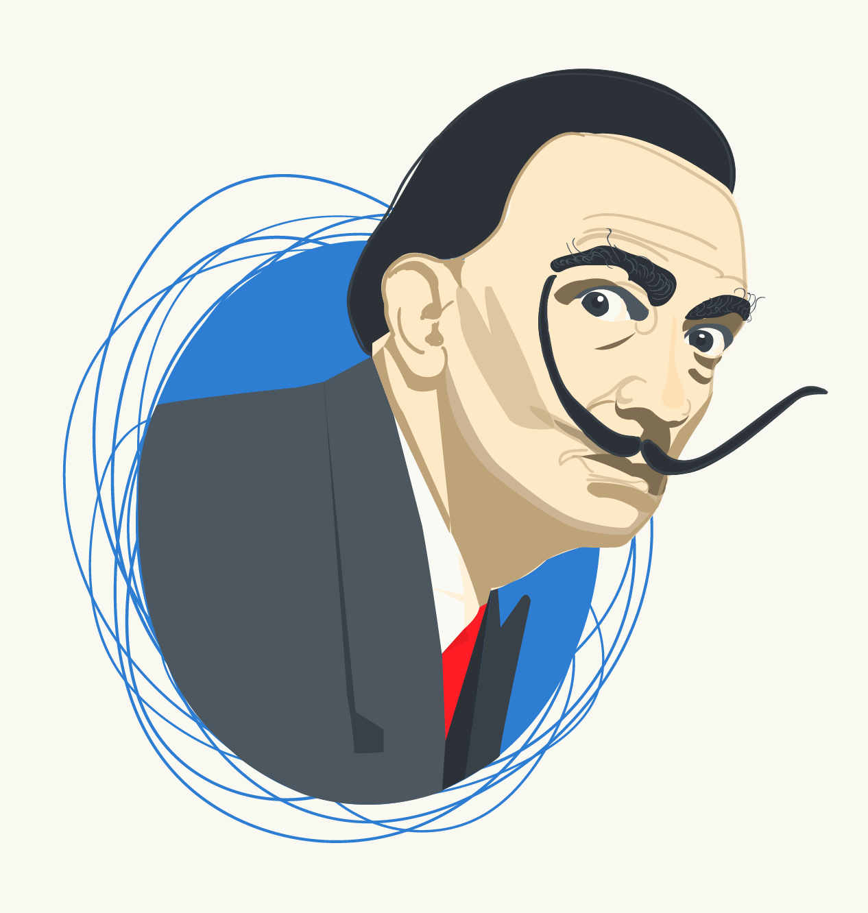 Salvador Dali Illustration