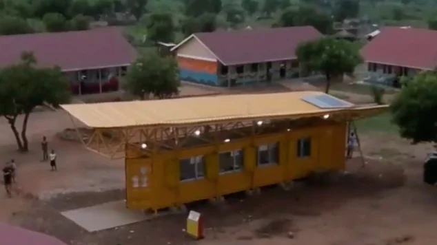 The New BrightBox Classroom introduced to Twajiji Primary School in July 2019