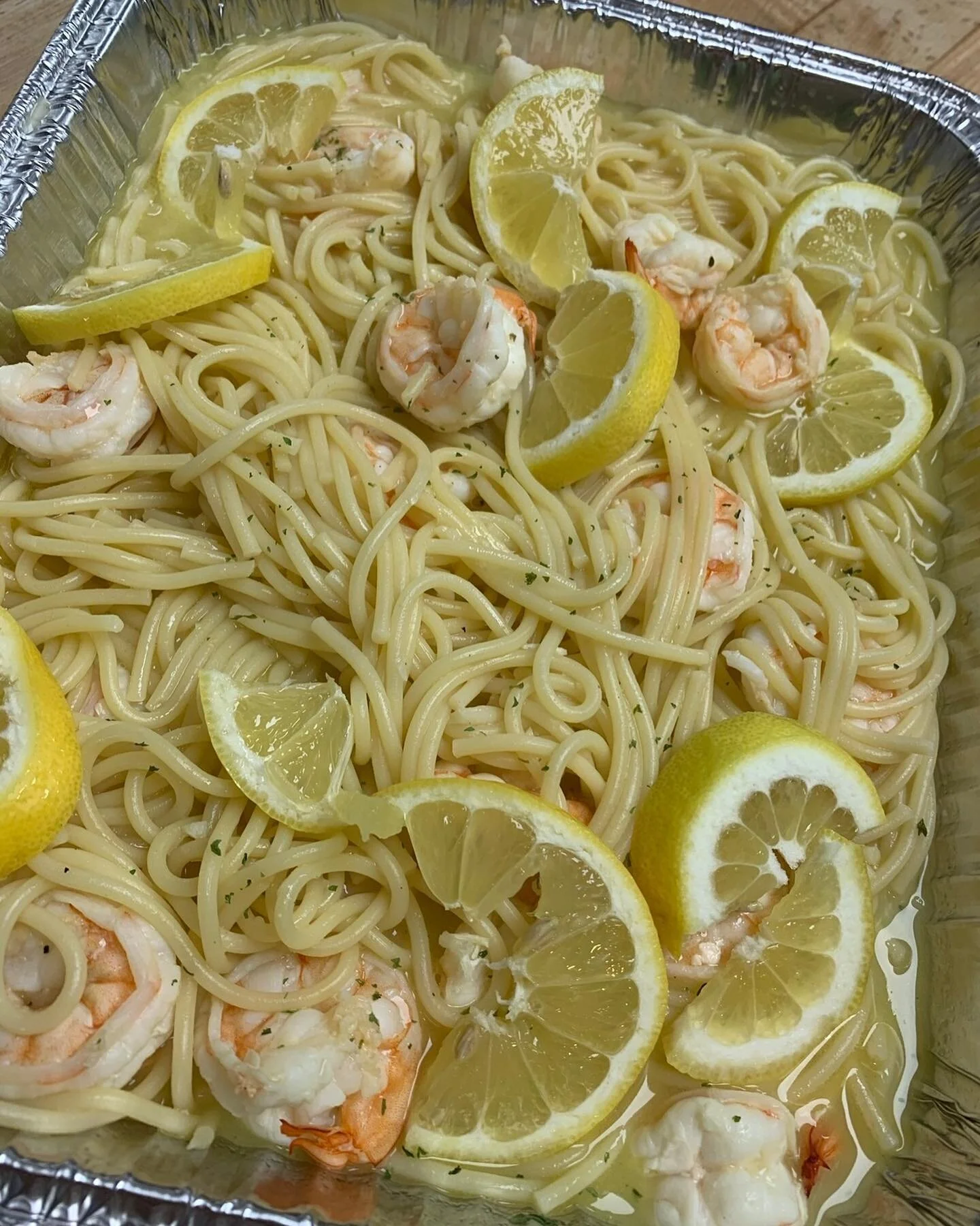 SMALL SHRIMP SCAMPI CATERING TRAY 732.828.3388 CALL US NOW TO ORDER FOR PICK UP OR DELIVERY