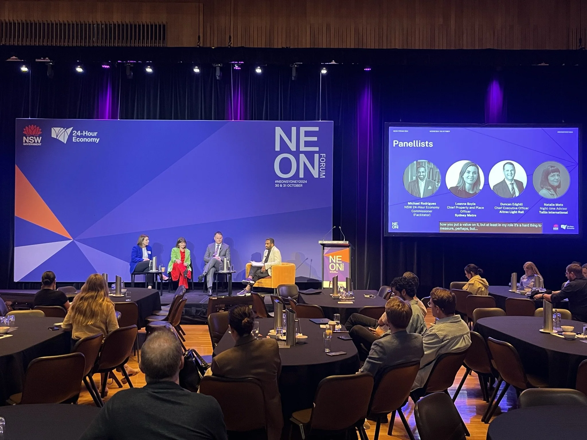 NEON Night Time Economy forum in Sydney 