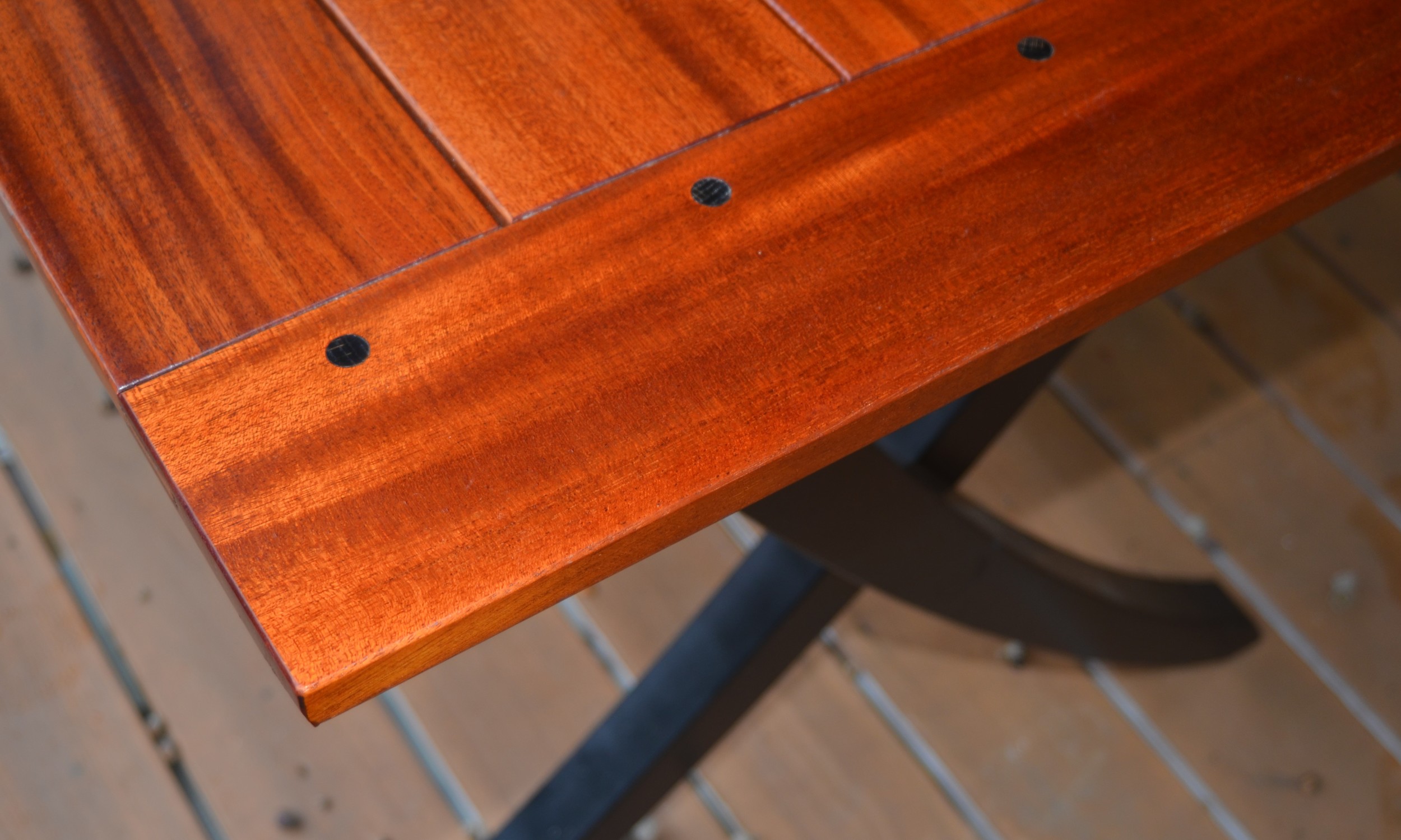 Mahogany after a season in the sun--BEAUTIFUL!!