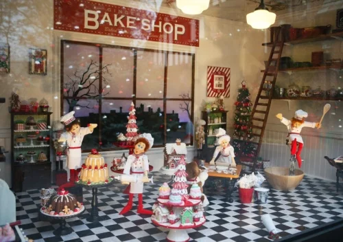 Gingerbread Bake Shop Window