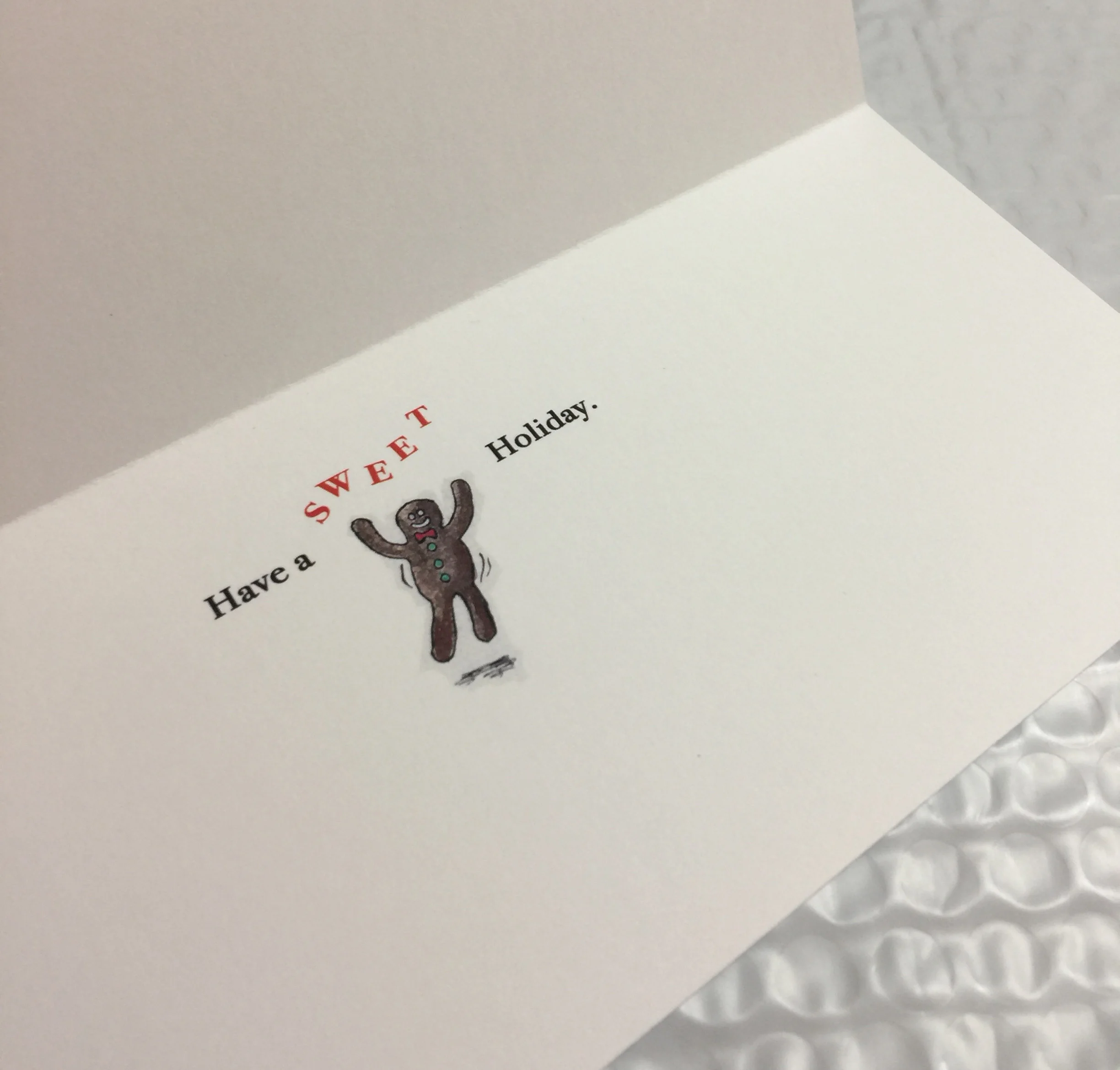 Holiday card (sweet) 