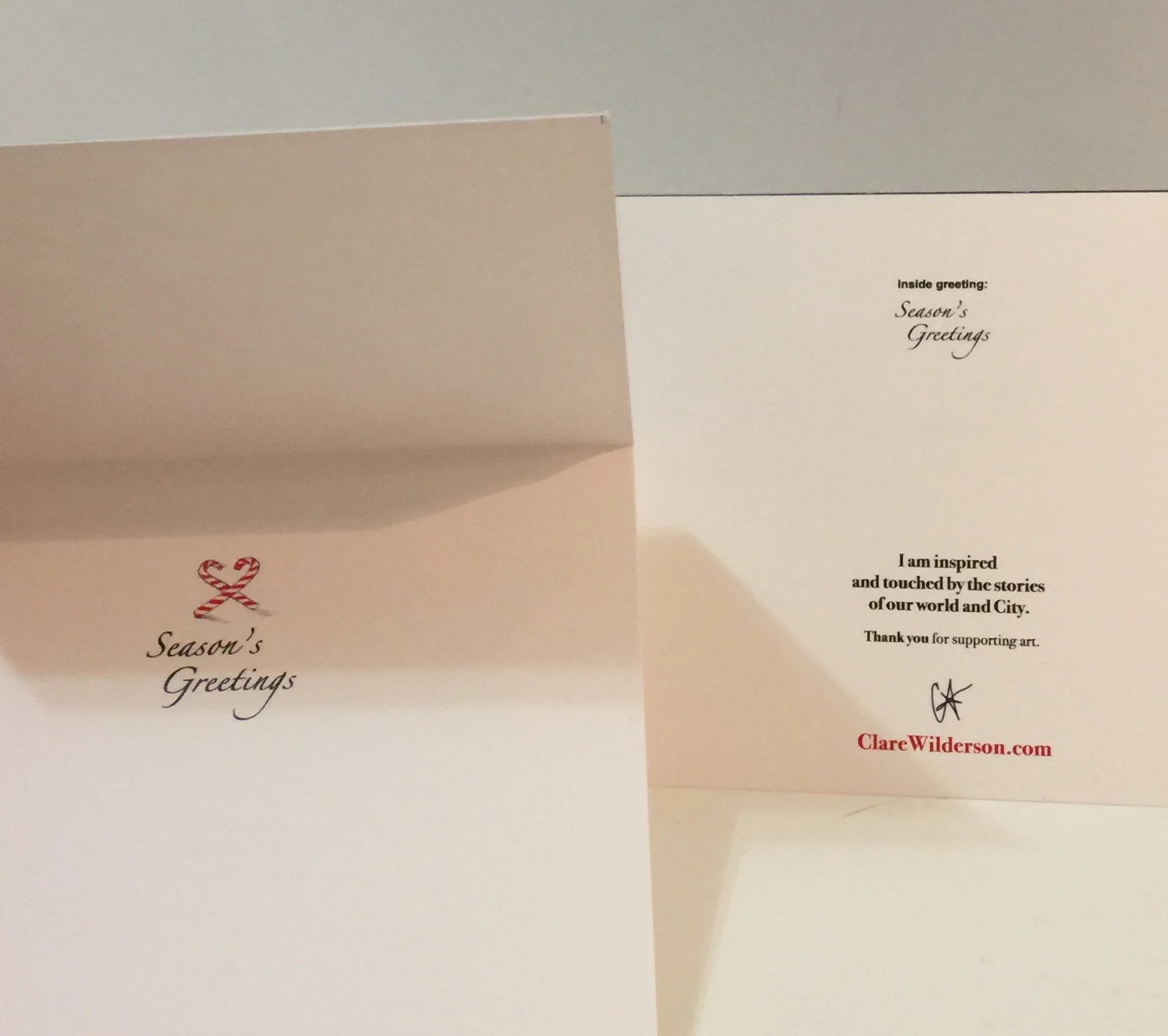 Holiday card (birds)