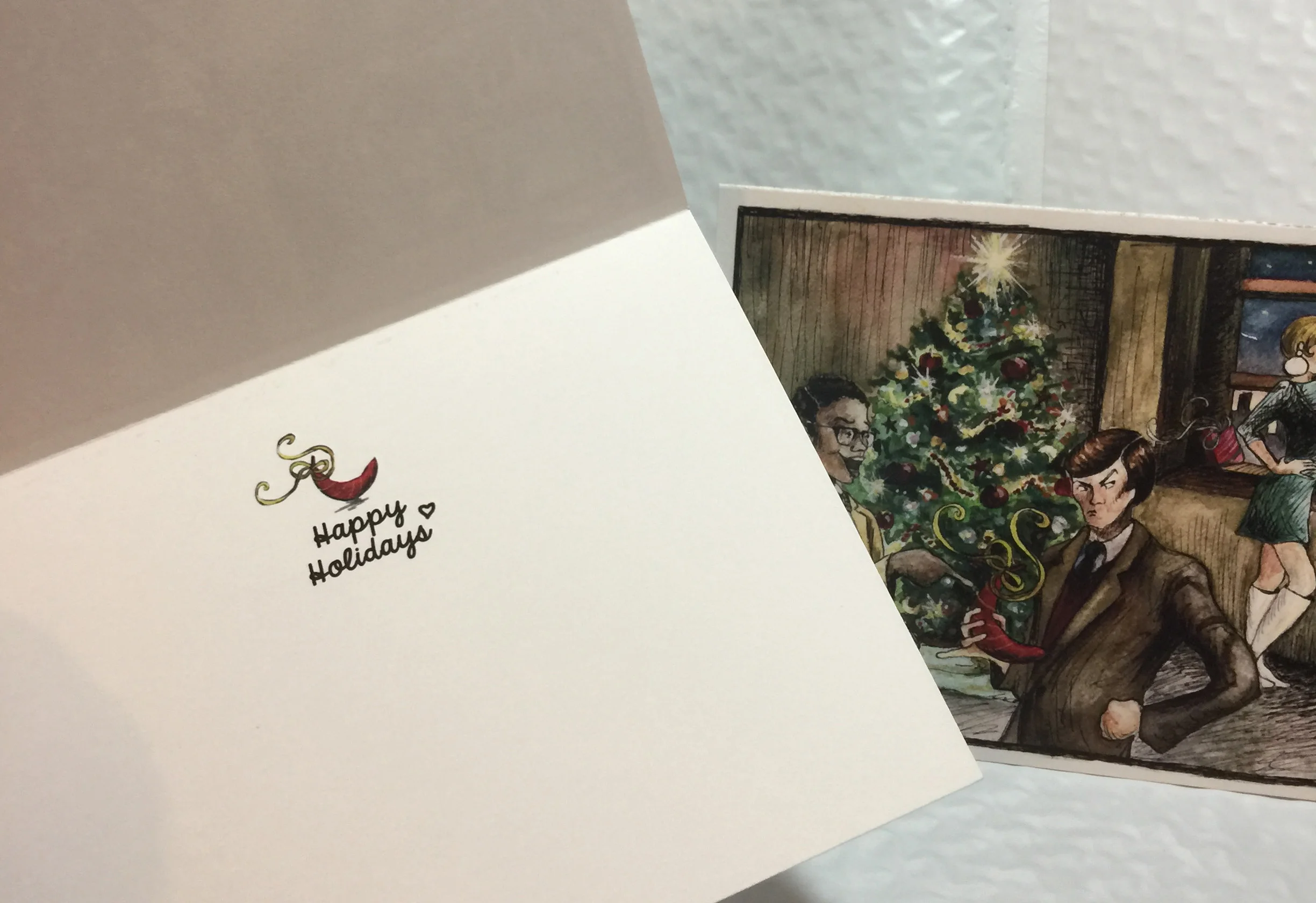 Holiday card (bananas) 