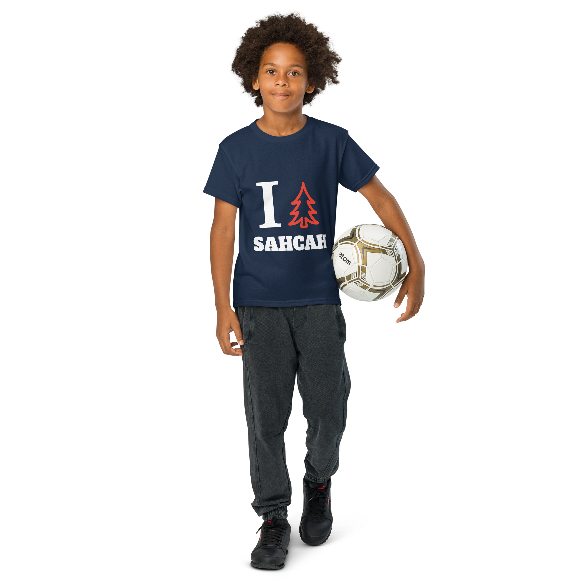 I Love Soccah Youth T-Shirt