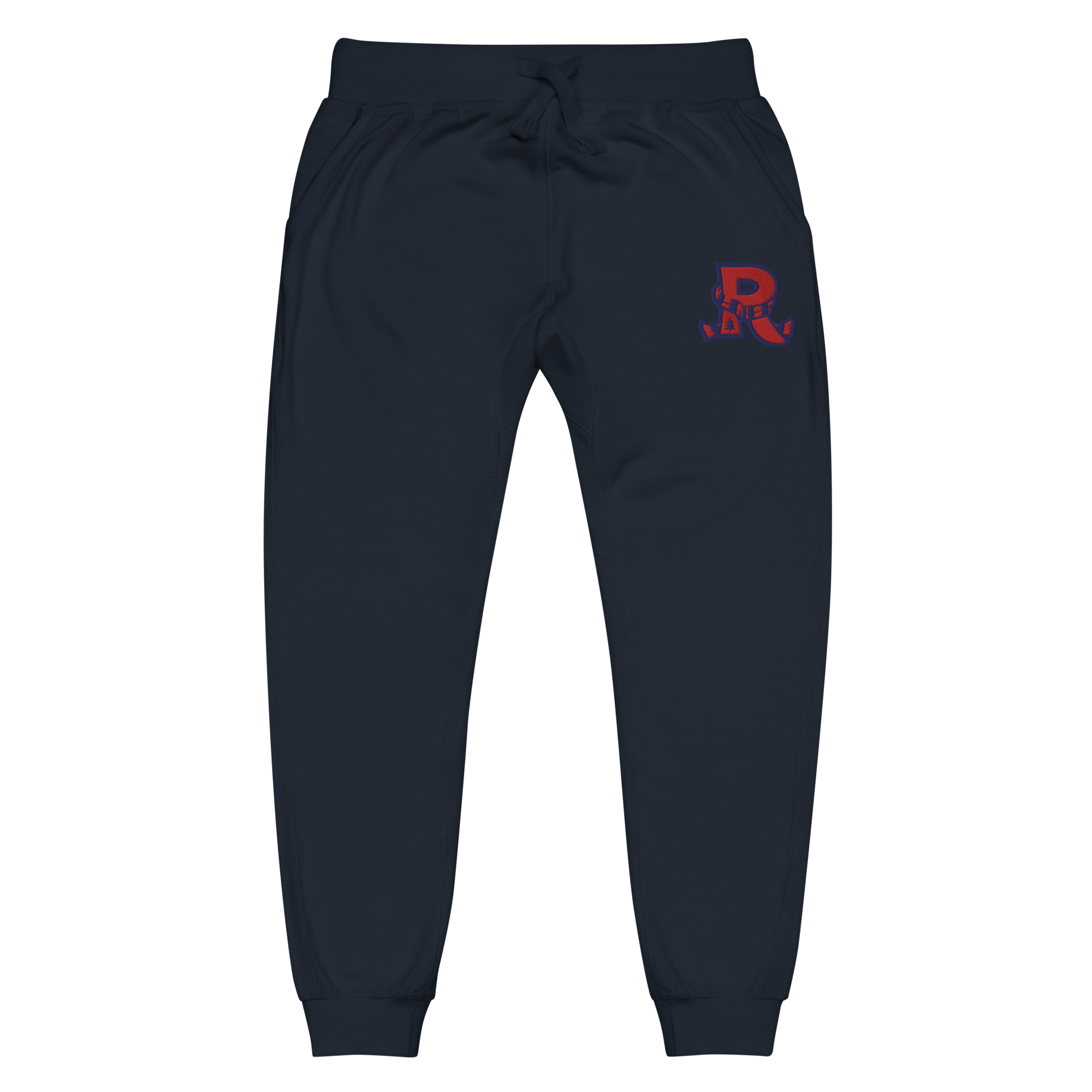 unisex-fleece-sweatpants-navy-blazer-front-6ae3d93c175fa.png