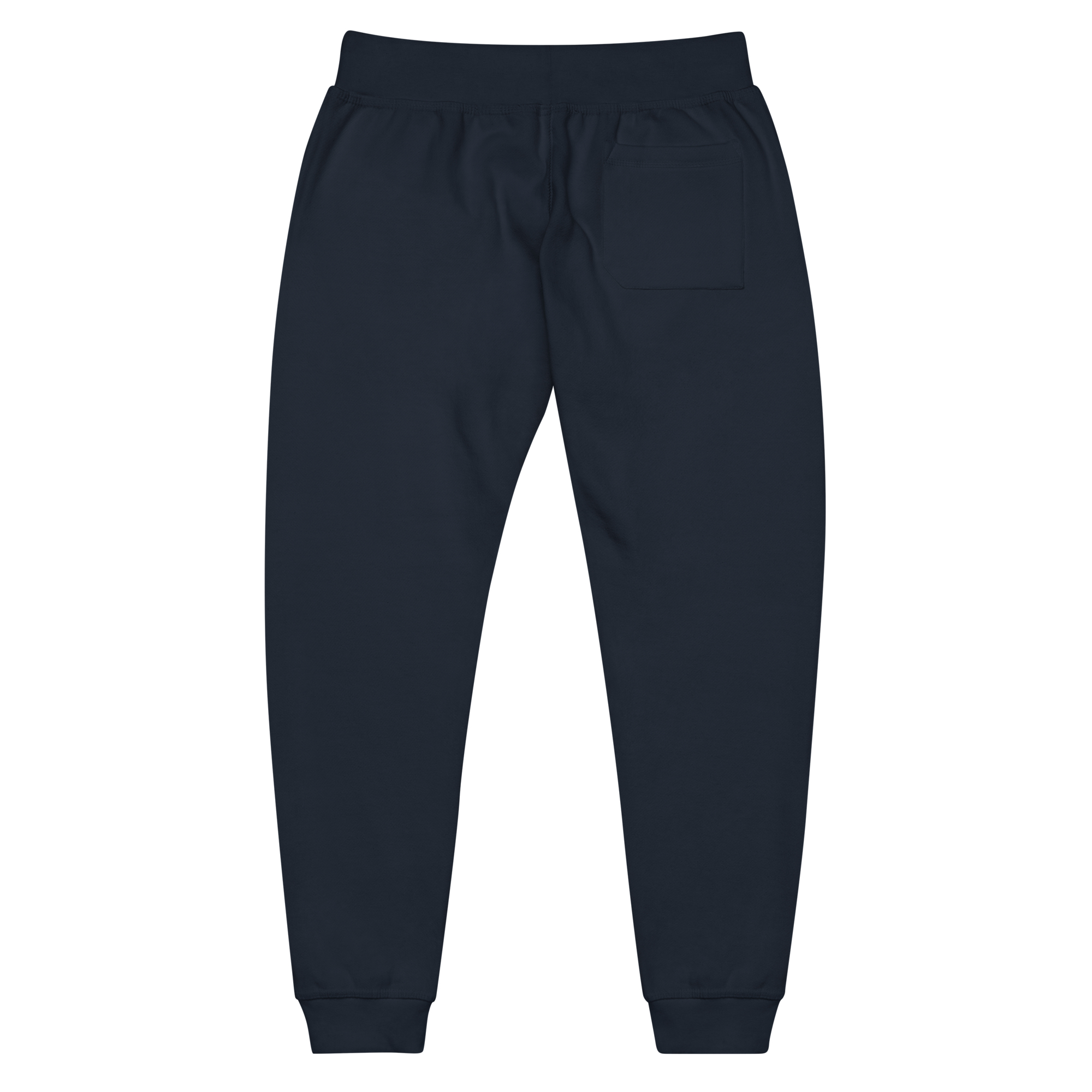 unisex-fleece-sweatpants-navy-blazer-back-6ae3d93c18cb8.png