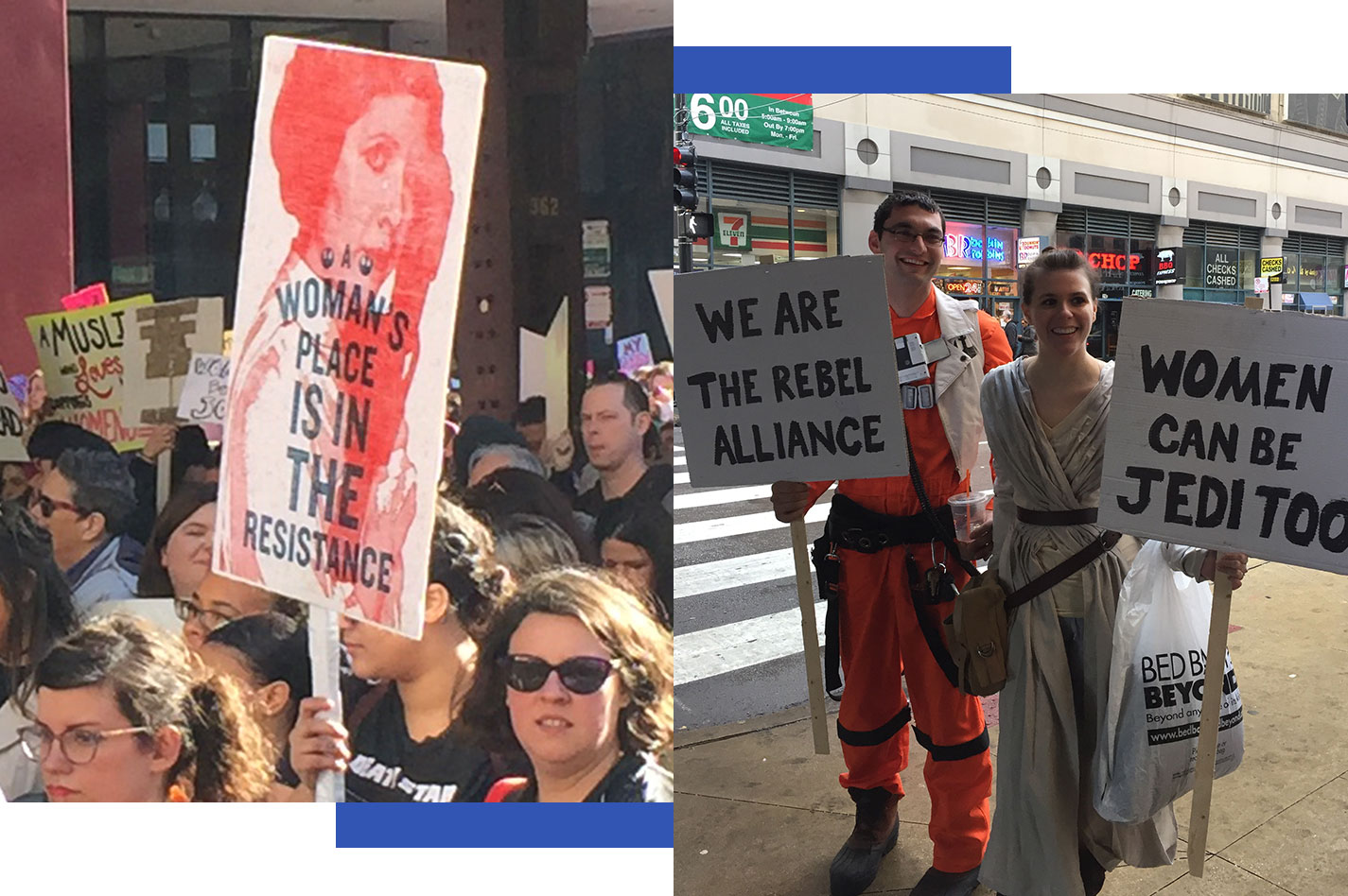Star Wars inspired its own language and imagery of the resistance.
