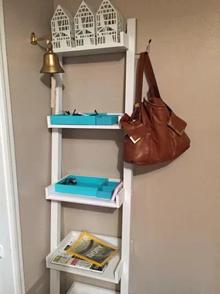 A new drop zone. Hopefully this will keep our counters clear. Need to move the brass bell still. That'll take a couple years. :D