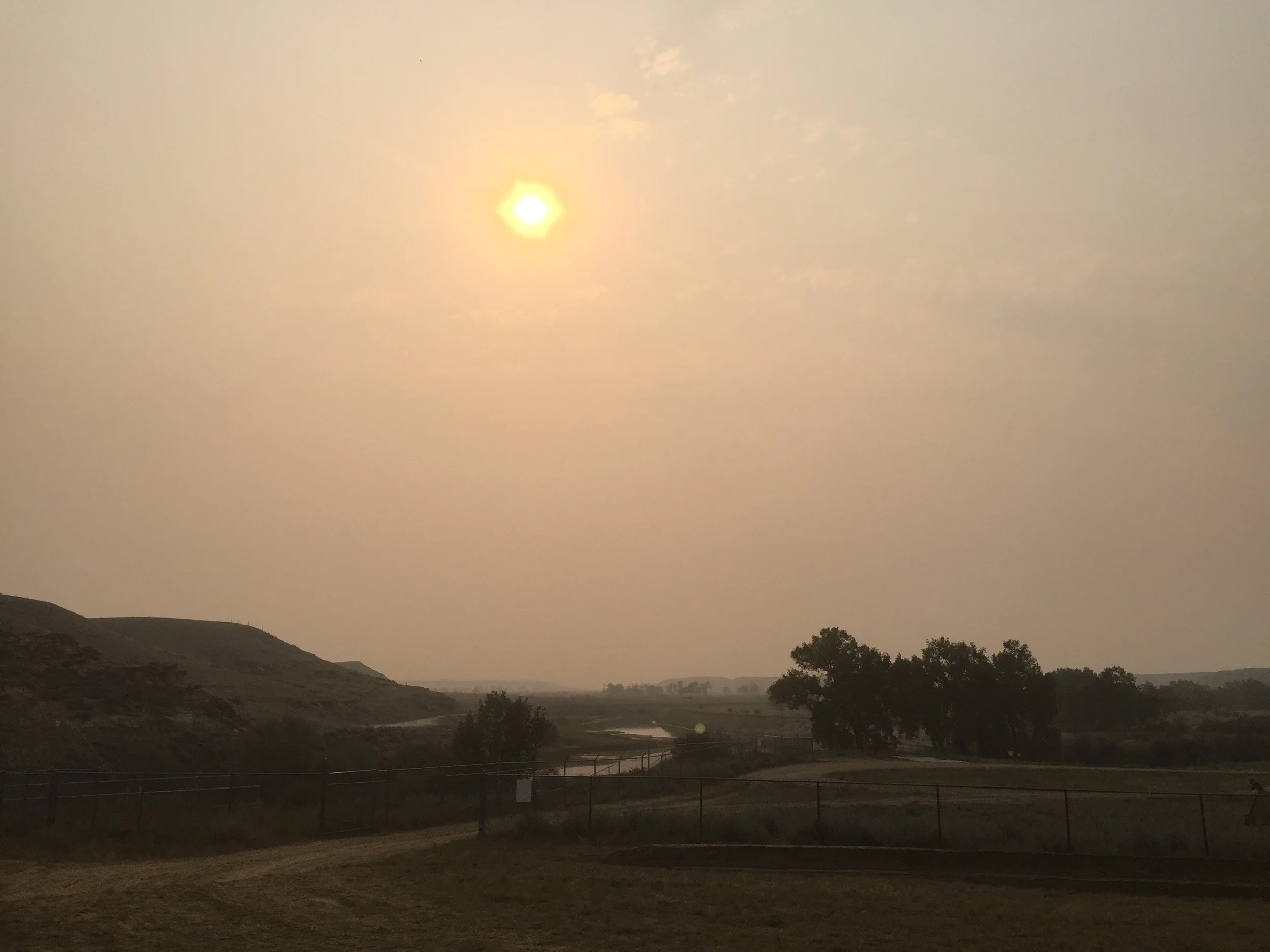Nice and hazy