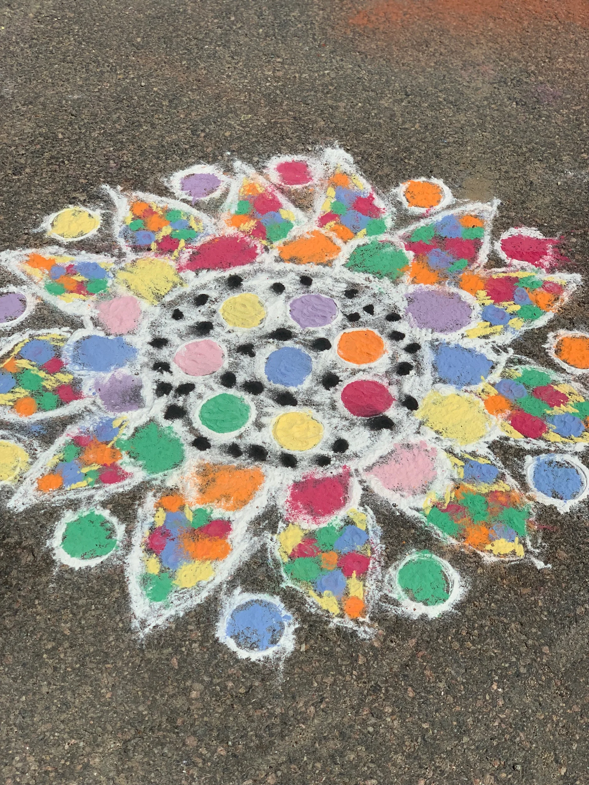 Rangoli (not mine, by someone else who has more artistic ability)