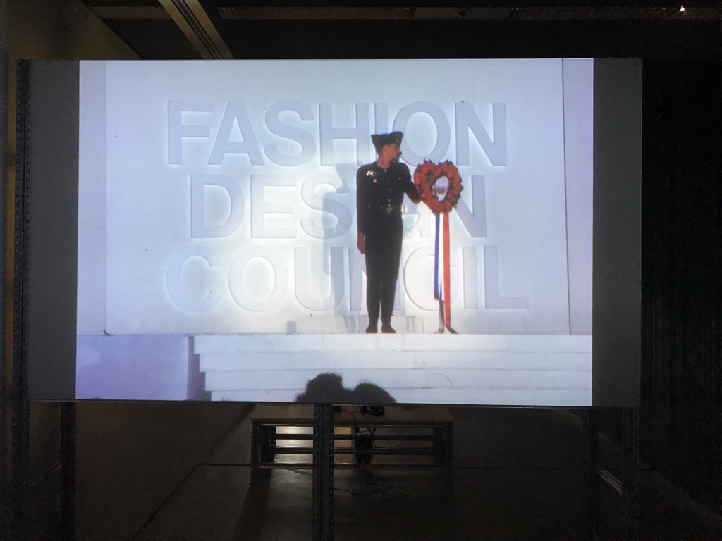Exhibition installation: FDC parade screenings 