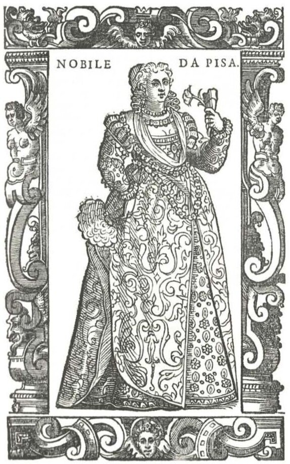 Fig. 18 Cesare Vecellio, ‘Married Noblewomen of Pisa’.