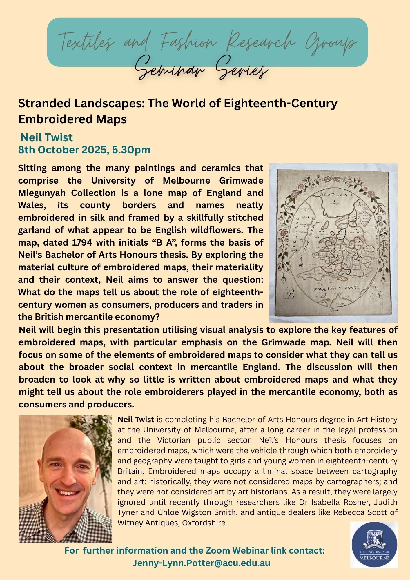 8th October: Neil Twist