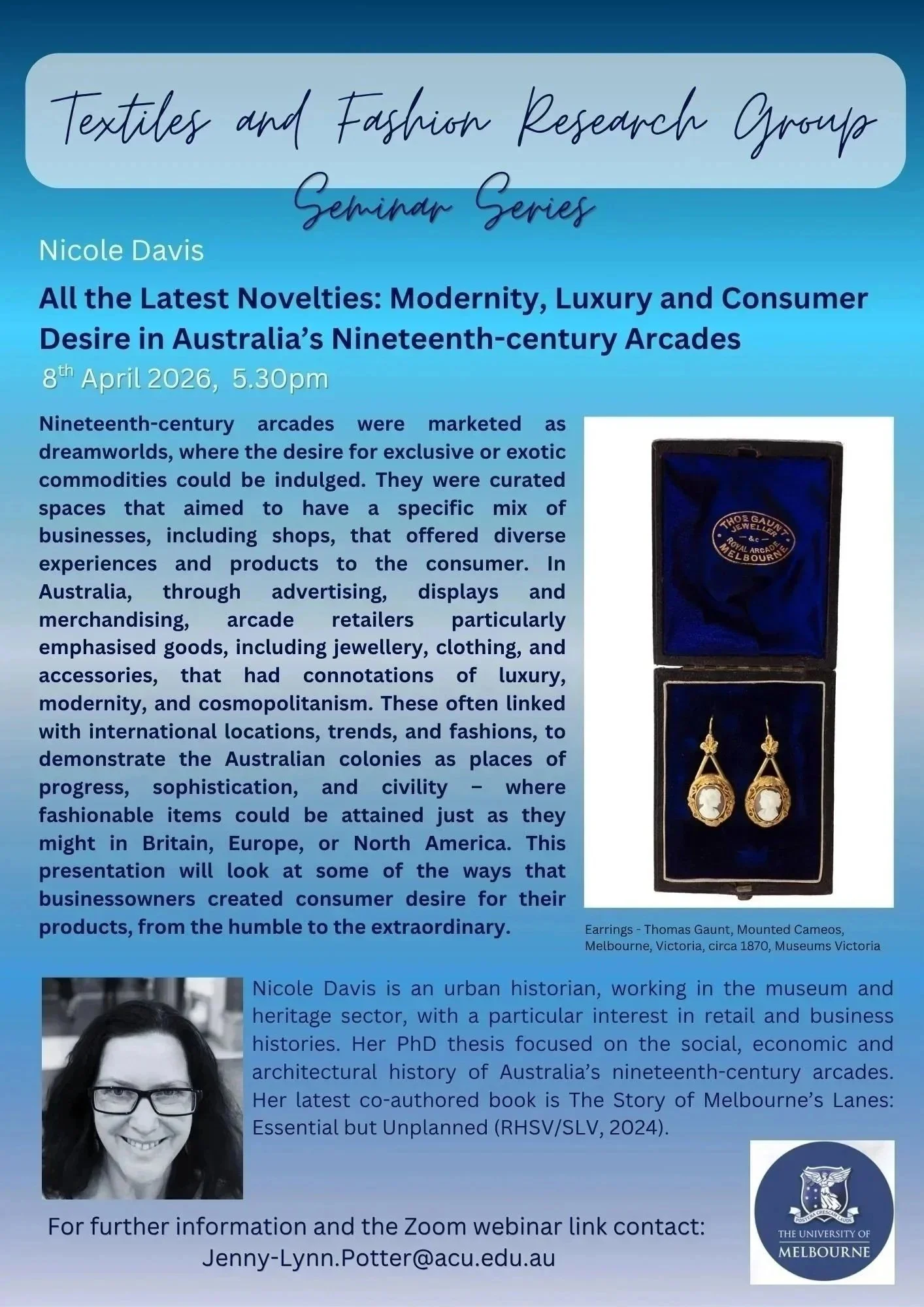 April 8th: Nicole Davis