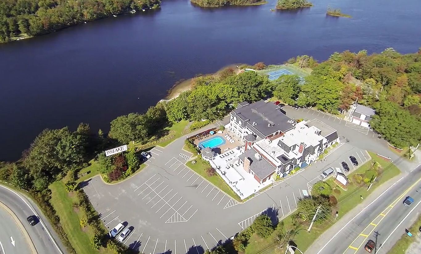 Aerial of the Inn Looking North West