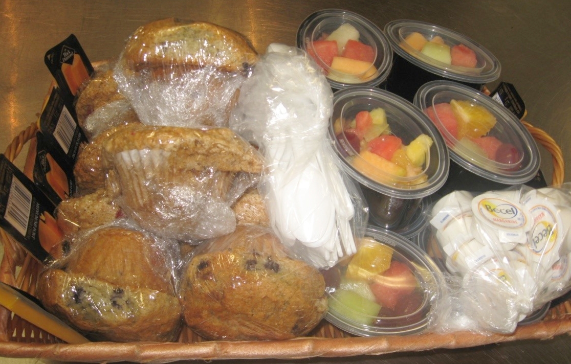 Muffin & Fruit Basket