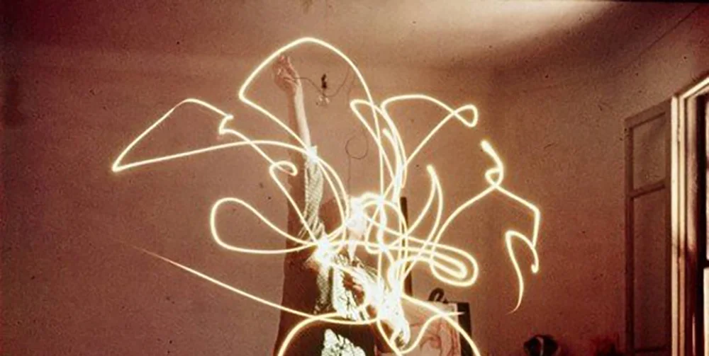 Picasso's Light painting