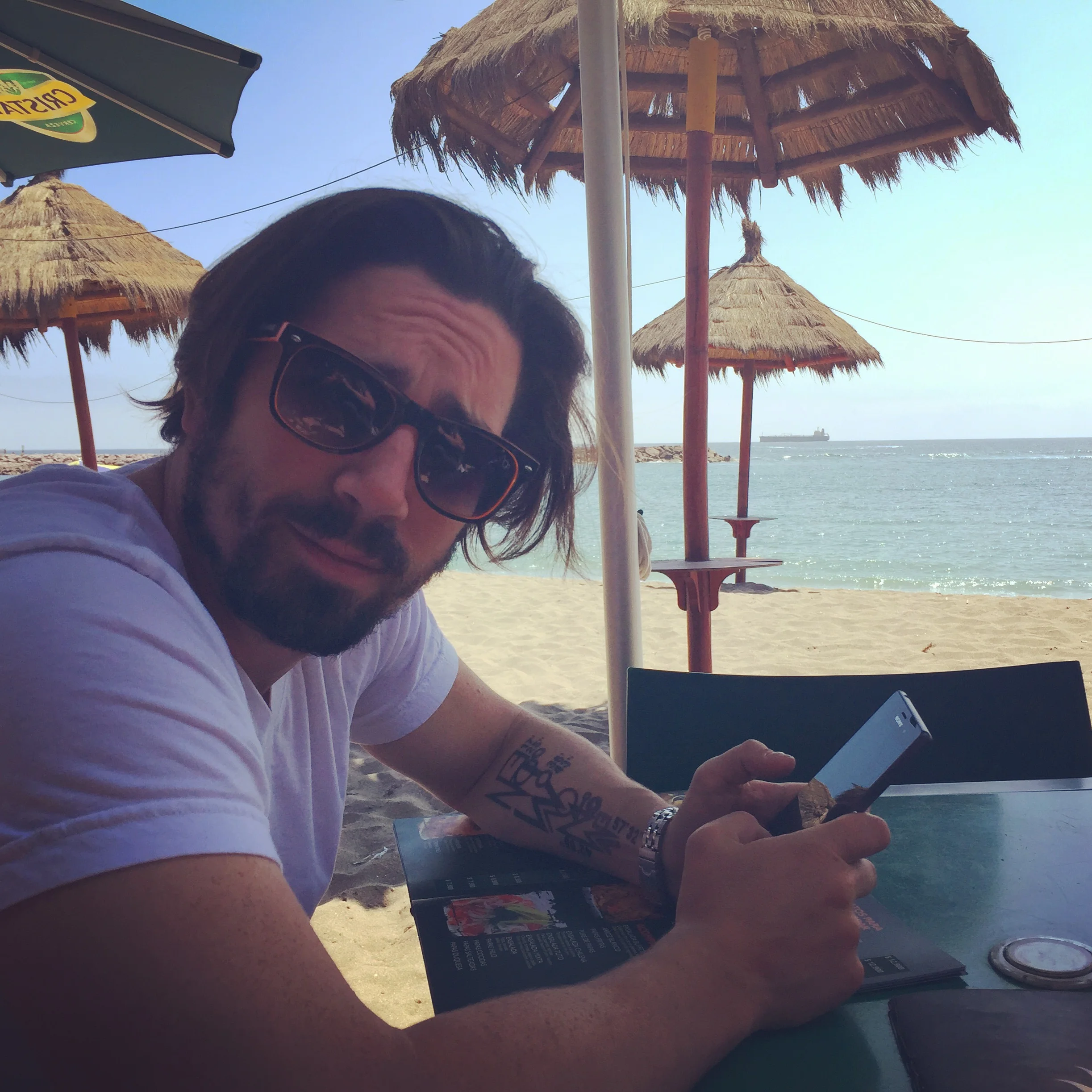 Lunch at Tuto Beach on Playa El Laucho. 