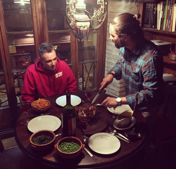 Epic Sunday roast in Montevideo—thank you Chef Gareth! 