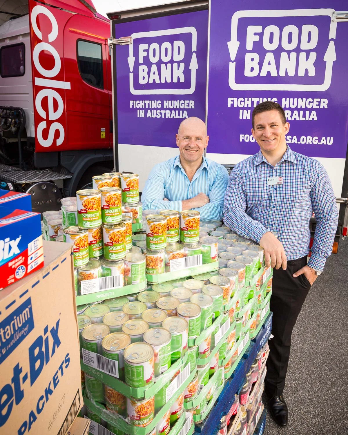 Editorial Photography - Coles and Food Bank