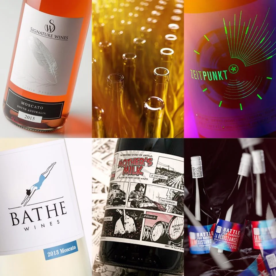 Some of the many unique wine images we have crafted for our clients.