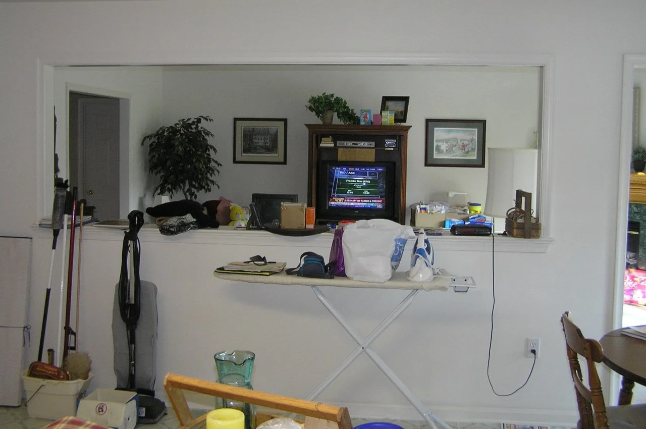 Living Room Pass Thru - BEFORE