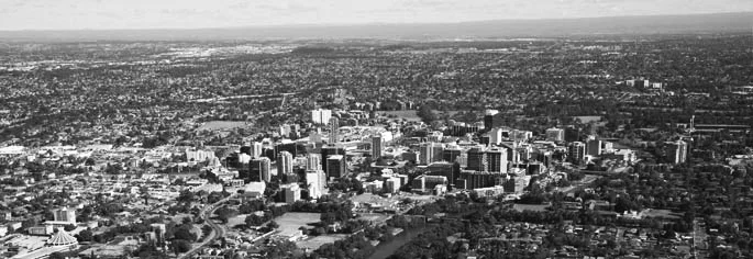 Aerial view of Parramatta