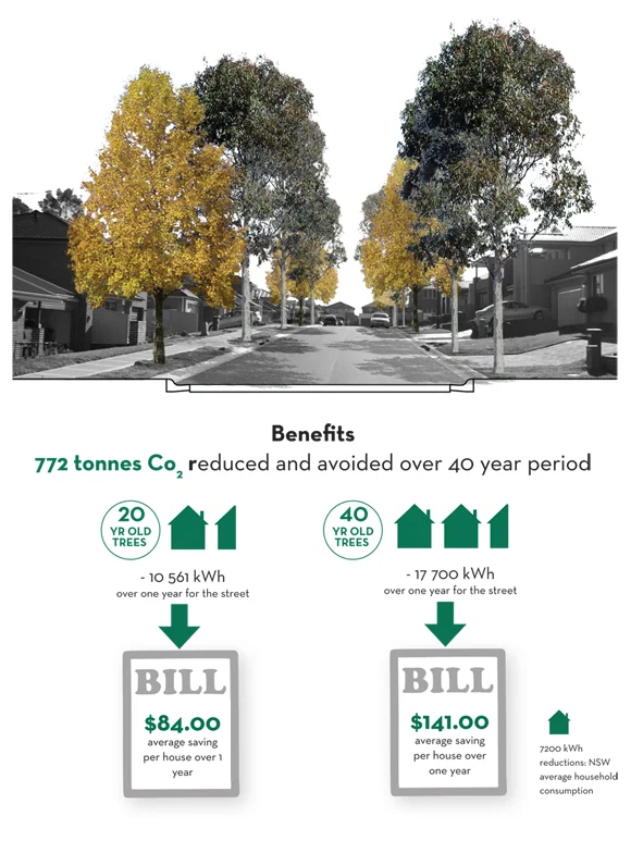 Benefits of the improved streetscape, thanks to the Cool Streets Pilot Project