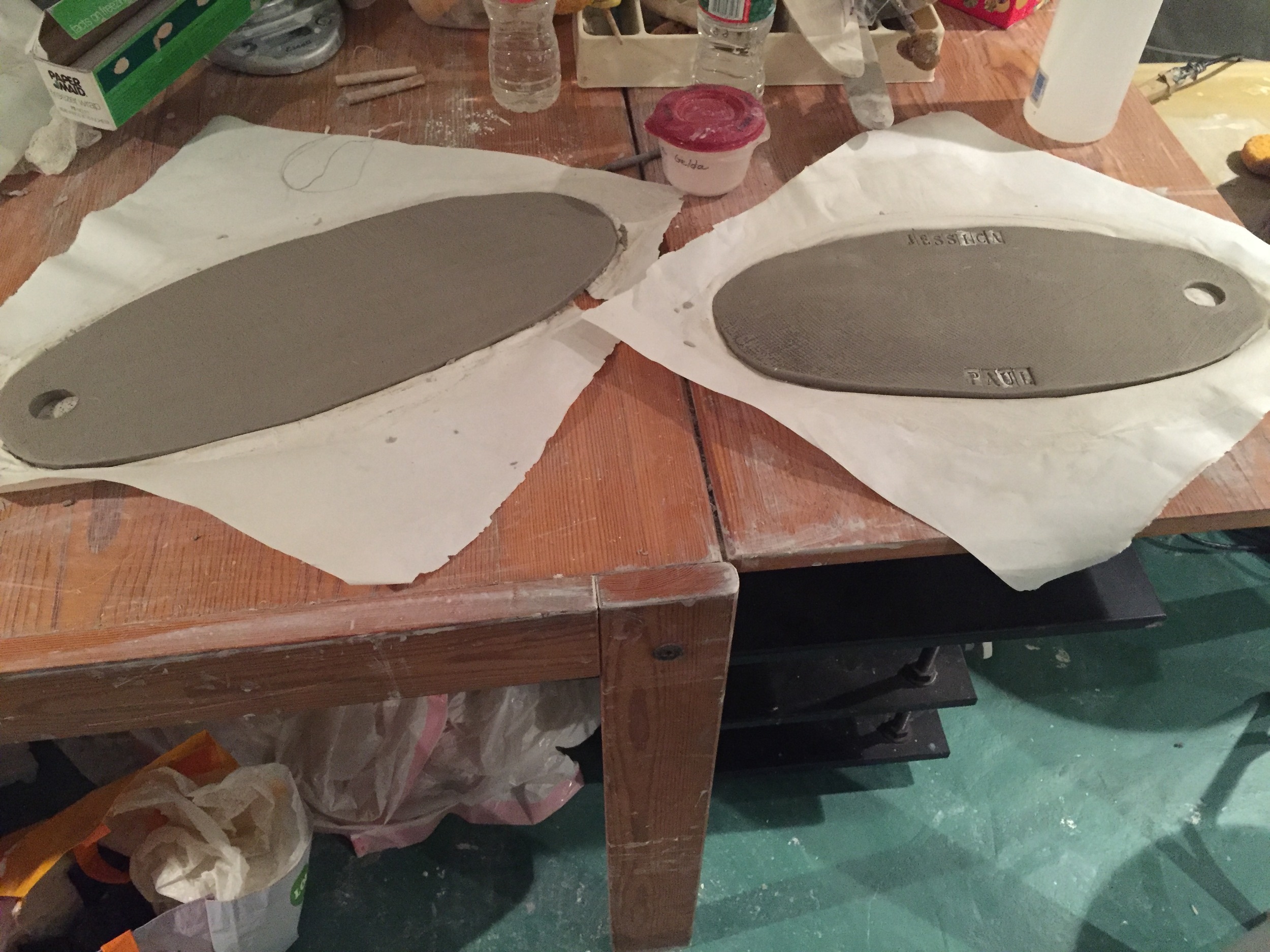 cheese platters in the making