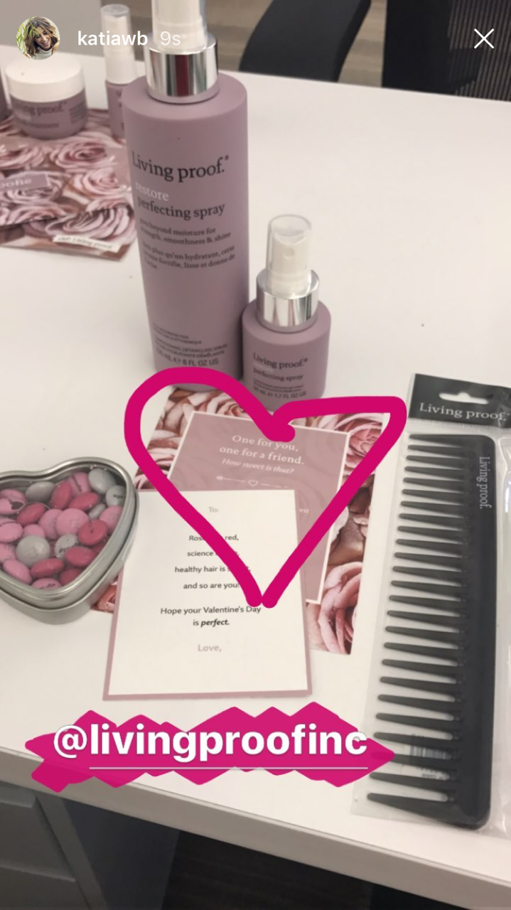 CEO and Co-Founder of Birchbox, Katia Beauchamp, shared this insta-story when she received our Valentine's day package.