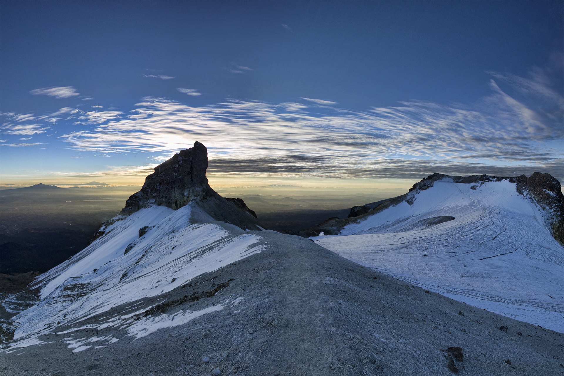  Our ascent slows considerably as we make it a point to soak in the spectacle of the waking world.&nbsp; 