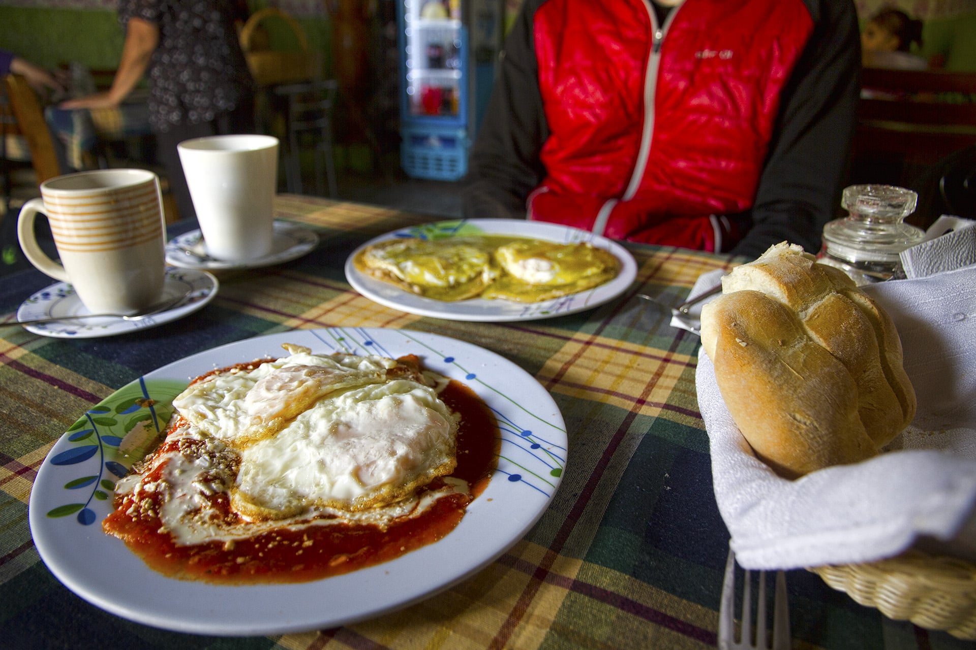  A cramped taxi ride back to Amecameca is the last leg of the journey before we are reunited with the only thing on our minds: food that has not previously been dehydrated. A successful summit swells the soul, but street food from a hole-in-the-wall 