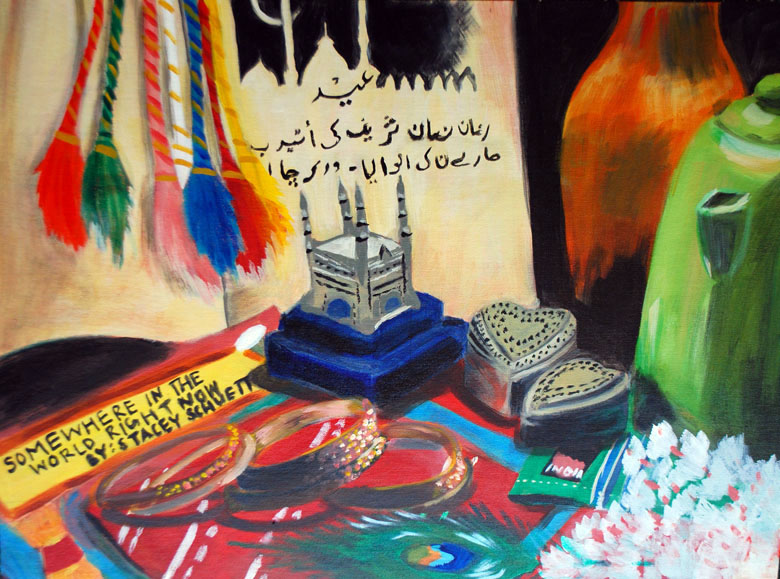  Oil painting still life 
