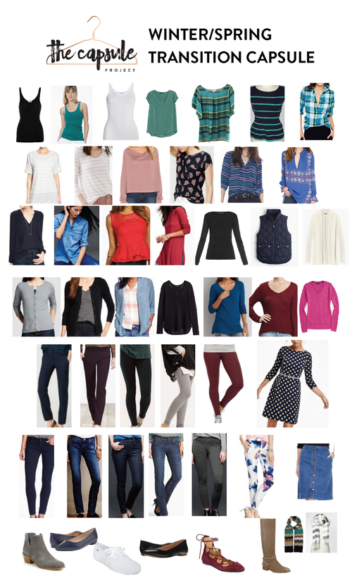 Winter To Spring Transitional Capsule Wardrobe The Capsule Project