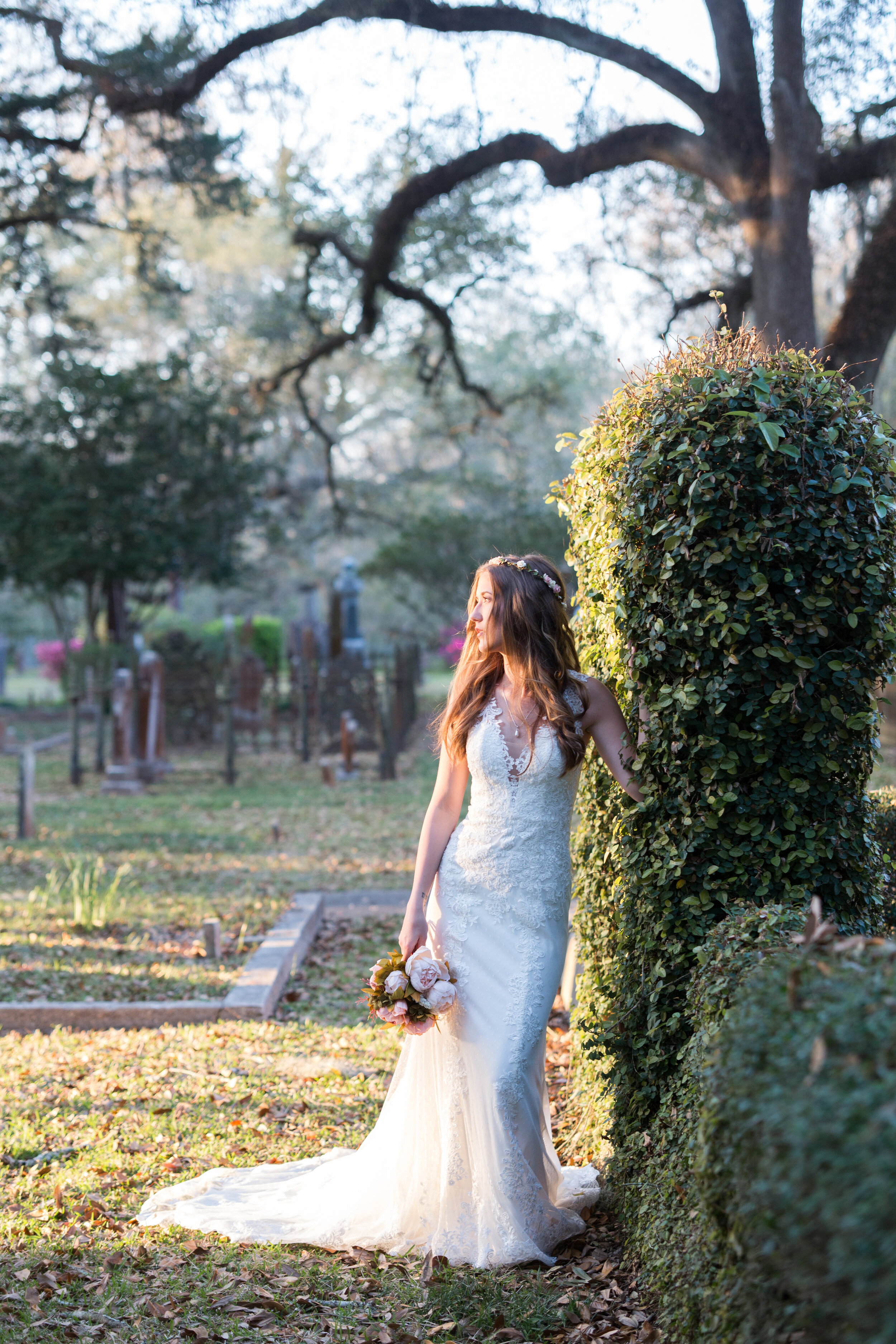 St. Francisville Bridal Portrait Photography - Rosedown Plantation 